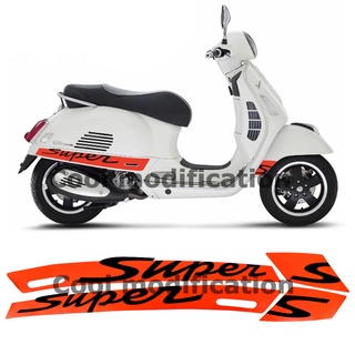 สติ๊กเกอร์กราฟฟิคกันน้ําสําหรับติดตกแต่งรถจักรยานยนต์ Vespa Gts300 Gts300