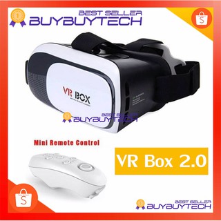 SHINECON VR Box 2.0 VR Glasses Headsetแว่น3Dสำหรับสมาร์ทโฟนทุกรุ่น (Black/White)