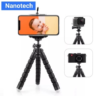 Nanotech ขาตั้งกล้องแบบปลาหมึก  สำหรับโทรศัพท์และกล้อง GoPro กล้องเเอคชั่นเเคม Nanotech  ขาตั้งกล้อง