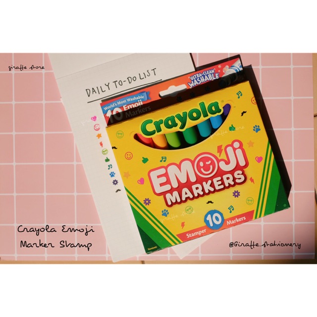 Crayola Emoji Markers Stamp