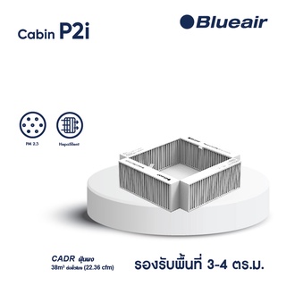 Blueair ไส้กรองอากาศ แผ่นกรองอากาศ รุ่น Blueair Cabin สำหรับเครื่องฟอกอากาศในรถ รุ่น P2i (Particle+Carbon Filter)