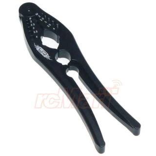 Yeah Racing YT-0134BK ALUMINUM SHOCK SHAFT PLIERS &amp; PIN, SCREW TESTER (BK) (YT-0134BK)