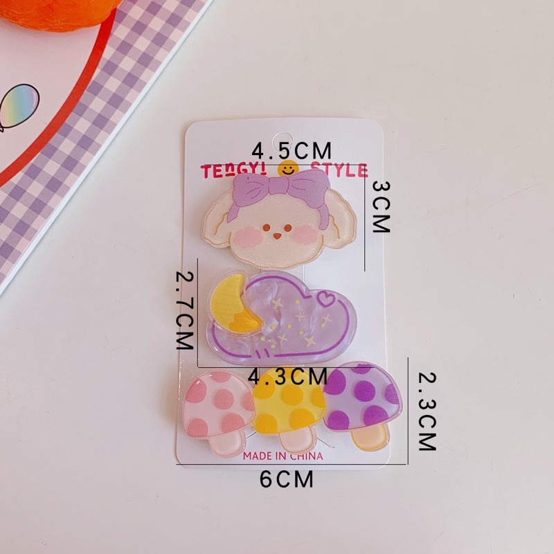 Cute 083 กิ๊บติดผม กิ๊บหนีบผมการ์ตูนเกาหลีน่ารัก