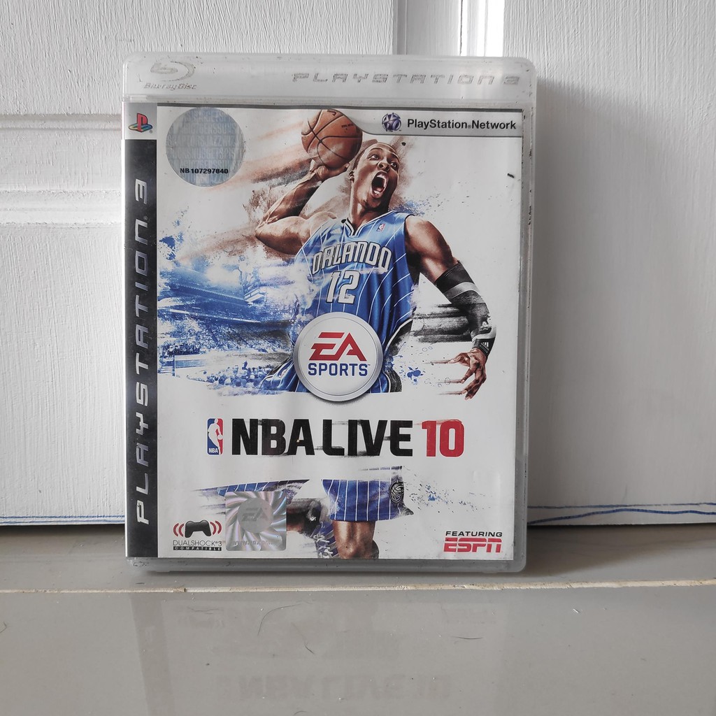 {ENG} NBA Live 10 PS3 แผ่นเกมส์แท้ Playstation 3 มือ 2 แผ่นสภาพดี play station ps 3 ps4 2010 n b a