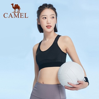 Camel สปอร์ตบรา ชุดชั้นใน ผู้หญิง รวบรวม กันกระแทก ฟิตเนส ด้านหลังสวยงาม