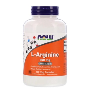 NOW Foods, L-Arginine, 700 mg, 180 Veg Capsules