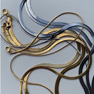 gemin. | #gmnnlflatbone รวมทุกไซส์ สร้อยแบน necklace