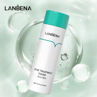 Lanbena โทนเนอร์ทรีทเม้นต์ สารสกัดจากพืช โอลิโกเปปไทด์ ต่อต้านสิว ให้ความชุ่มชื้น ซ่อมแซมผิวอย่างล้ําลึก 100 มล.