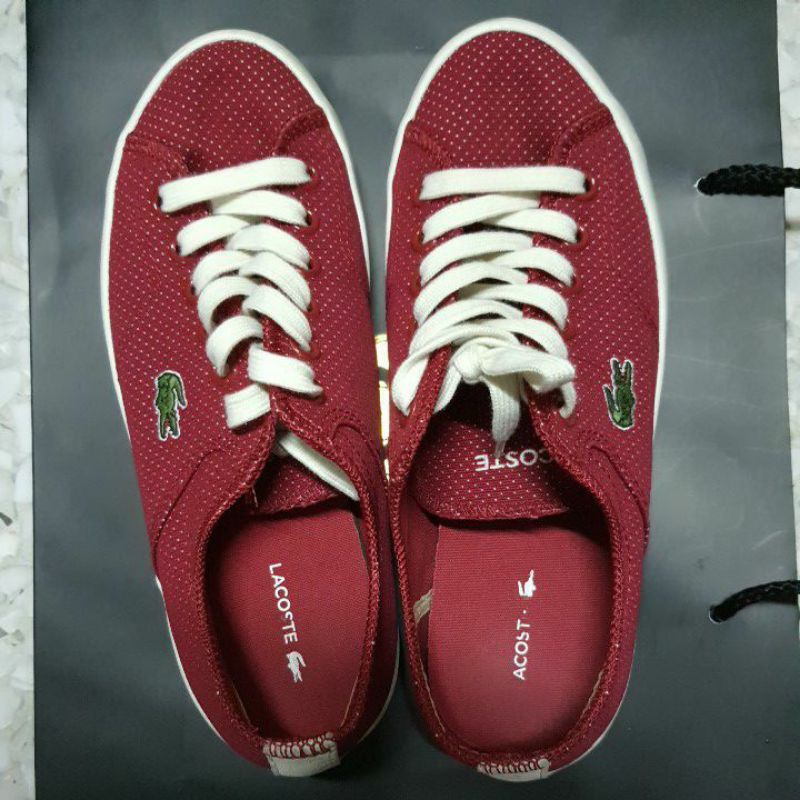 รองเท้าผ้าใบ Lacoste (แท้)