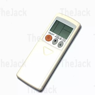 [ลด15% โค้ดTHAJ549] TheJack รีโมทแอร์มิตซูบิชิ MITSUBISHI หน้าจอสีขาว ฝาไสลด์
