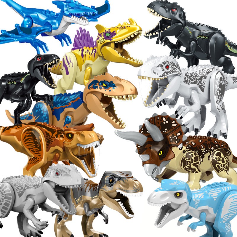 [FunBrick] บล็อกตัวต่อ รูปไดโนเสาร์ Jurassic World ของเล่นสําหรับเด็ก