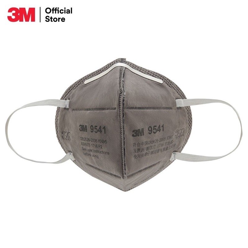 หน้ากากคาร์บอนป้องกันฝุ่นและไอระเหยสารเคมี 3M 9541 (25 ชิ้น )ไม่มีวาล์ว 3M 9541V P2,3M 8247 R95, 3M 