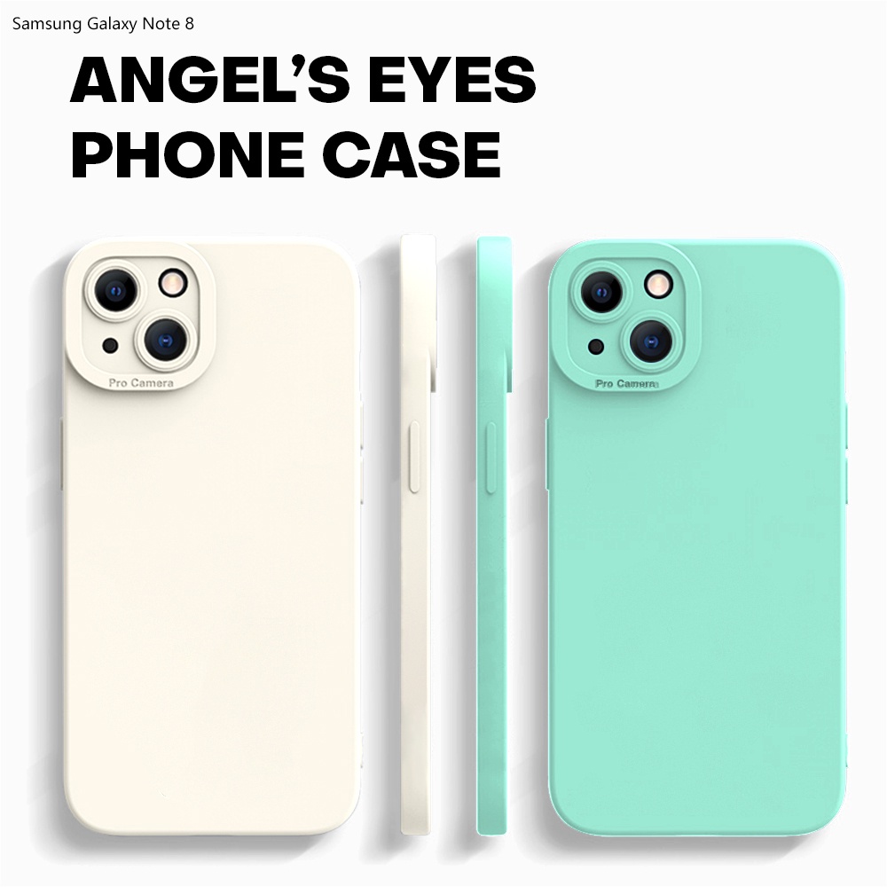 Samsung Galaxy Note 8 9 10 20 Lite Plus Ultra เคสซัมซุง สำหรับ Case Simple Solid Color เคสโทรศัพท์ Thicken