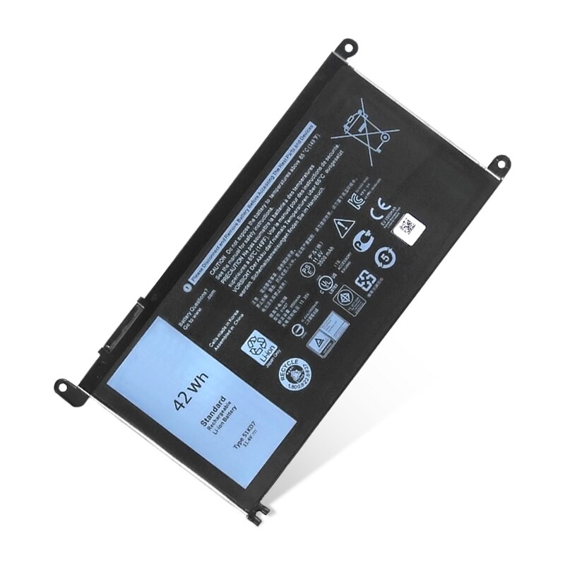 ❤51KD7 3500mAh New Laptop Battery For Dell Chromebook 11 3180 3189 51KD7 11.4V 42Wh+Tracking Number