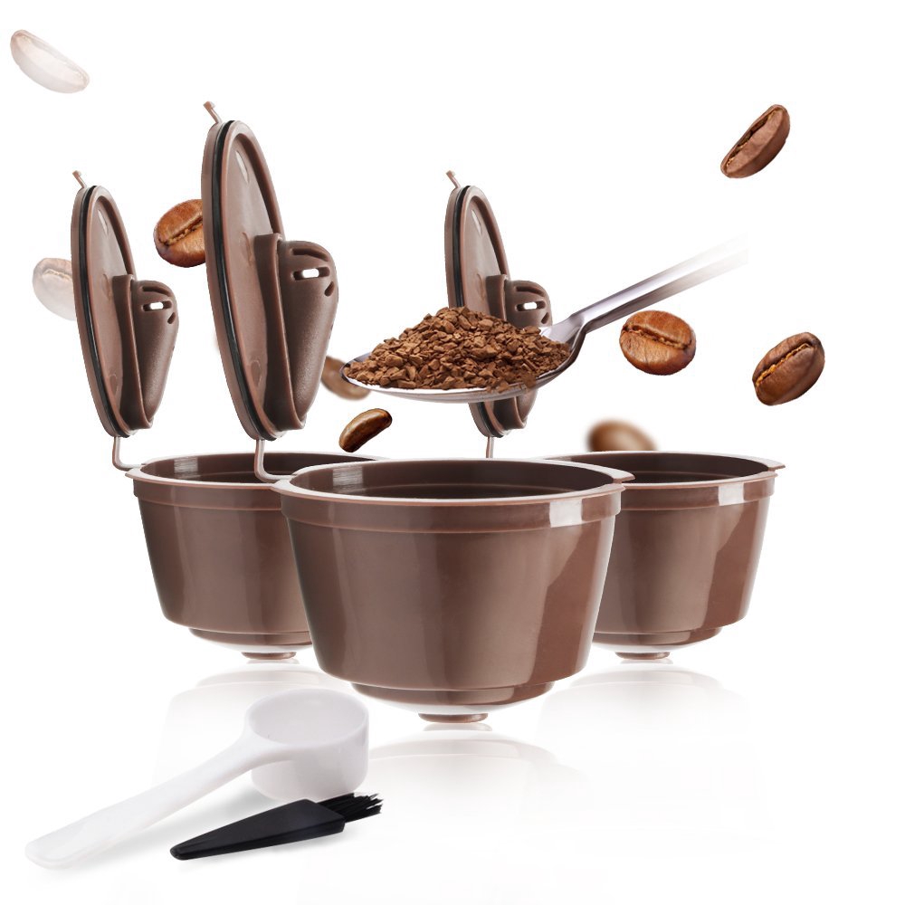 P&M ถ้วยกรองกาแฟแคปซูล นำมาใช้ใหม่ได้ สำหรับ Dolce Gusto เนสกาแฟ มี 5 สี