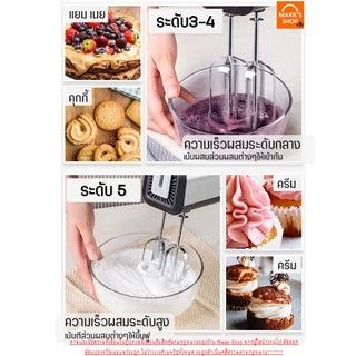 🔥ส่งฟรี🔥 เครื่องตีไข่ Sokany 800W(รุ่นใหม่! ปี2022) รับประกันศูนย์ไทย 2 ปีเต็ม พร้อม!หัวตี 2รูปแบบ(Hand Mixers) [542]