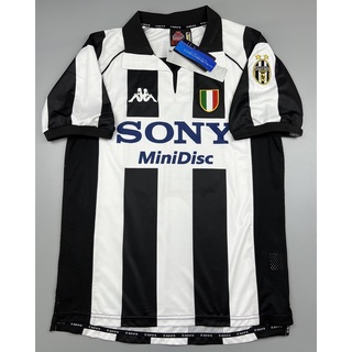 เสื้อบอล ย้อนยุค ยูเวนตุส 1997 เหย้า Retro Juventus Home  เรโทร คลาสสิค 1997-98