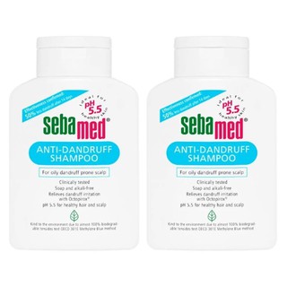 Sebamed Anti-Dandruff Shampoo 200mlสำหรับผู้มีรังแค หรือหนังศีรษะมันx 2ขวด