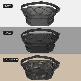 Ozuko กระเป๋าคาดเอวแฟชั่นกันน้ําสําหรับวัยรุ่น Molle Fanny Pack