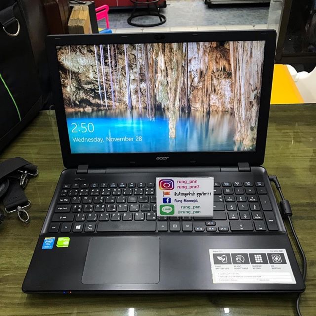 Notebook Acer Aspire E 15 E5-572G-76X7 ปี2015 สเปคเล่นเกมส์