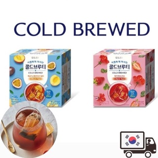 [Cold Brew] ชาผลไม้ สตรอเบอร์รี่ ลูกพีช (40 ชิ้น)