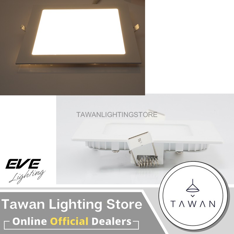 EVE โคมไฟดาวไลท์แอลอีดีฝังฝ้า ทรงกลม พาแนลแอลอีดี รุ่น Panel Slim แบบกลม Downlight LED 6W 9W 12W 15W 18W 24W รูปที่ 3