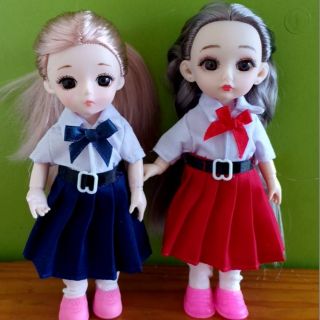 ชุดตุ๊กตา บาโบลี่ ชุดนักเรียน 😍👩‍🎓 Baboliy Doll clothes student uniforms ดาร์บี้ ลาติ