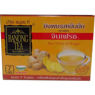 Ranong Tea Ginfresh Strong Taste  ระนองชากินเฟรชรสเข้ม