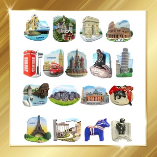 แม่เหล็กติดตู้เย็น Worldwide Souvenir Magnets Euro