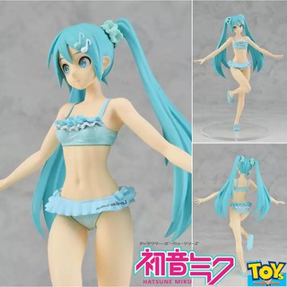 โมเดลสาวน้อยสุดน่ารักจากแอนิเมชั่นญี่ปุ่นชื่อดัง Hatsune Miku Bikini Limited Edition Model