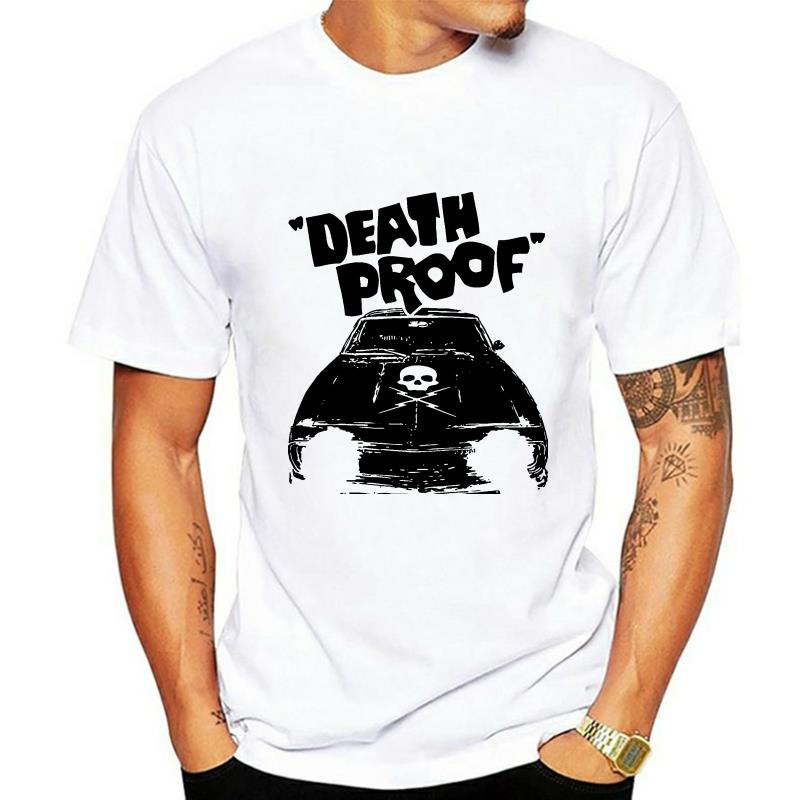 Death Proof V1 ภาพยนตร์โปสเตอร์ Quentin Tarantino T เสื้อสีขาวทุกขนาด S 3Xl ผ้าฝ้าย 100% แขนสั้น O-ค