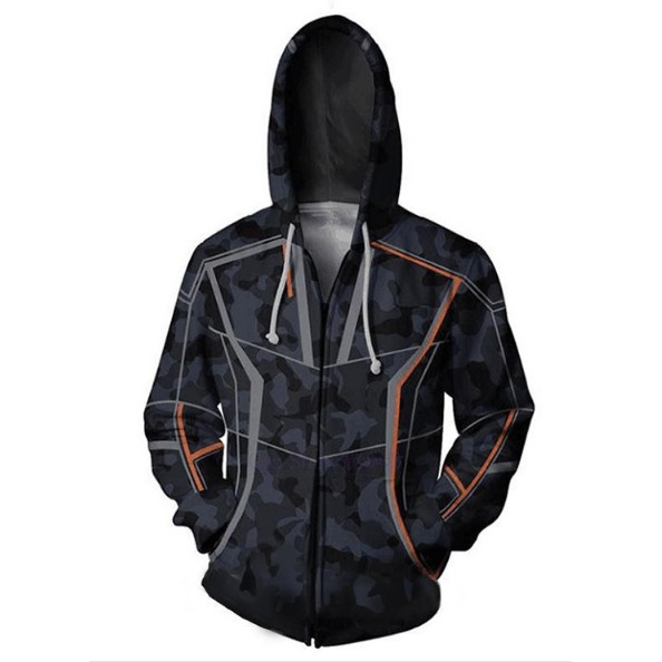 Iron Man Hoodie The Avengers Hoodie Marvel Superhero Hoodies 3D zip Hoodie