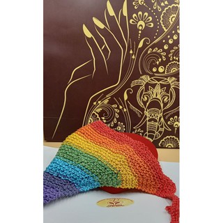 ที่คาดผม ด้ายฝ้าย นิตติ้งหนานุ่ม ขนาด 8 × 14 นิ้ว by PU HANDMADE