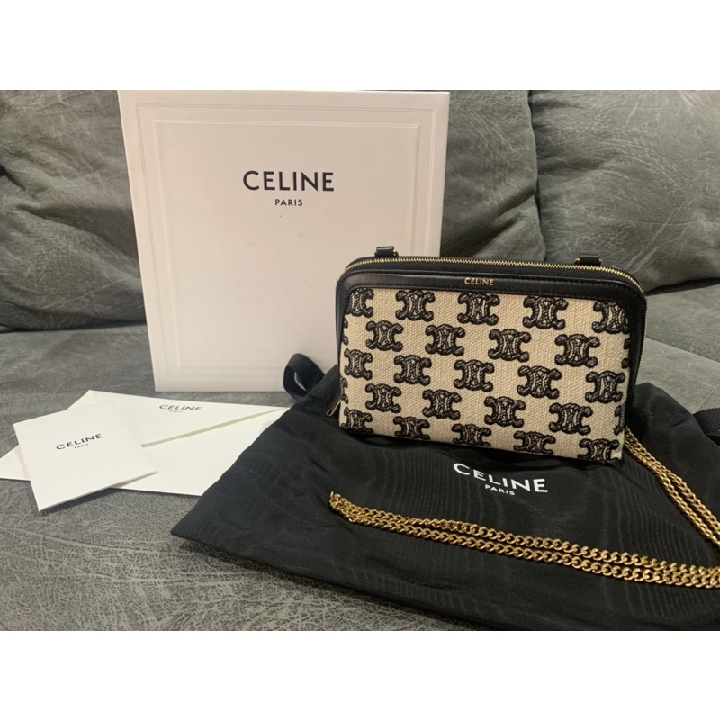 celine clutch with chain