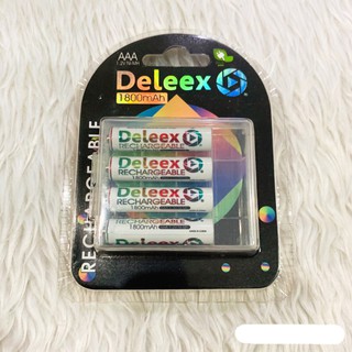 ถ่านชาร์จ AAA Deleex 1800 mAh พร้อมส่ง ราคาถูก