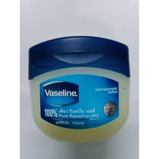 Vaseline วาสลีน เจลลี่ 100 มล.วาสลีน เพียว เจลลี่ วาสลีนปิโตรเลียม  ทาริมฝีปาก ทาผิวแห้ง  ปกป้องและกักเก็บความชุ่มชื่นเพ