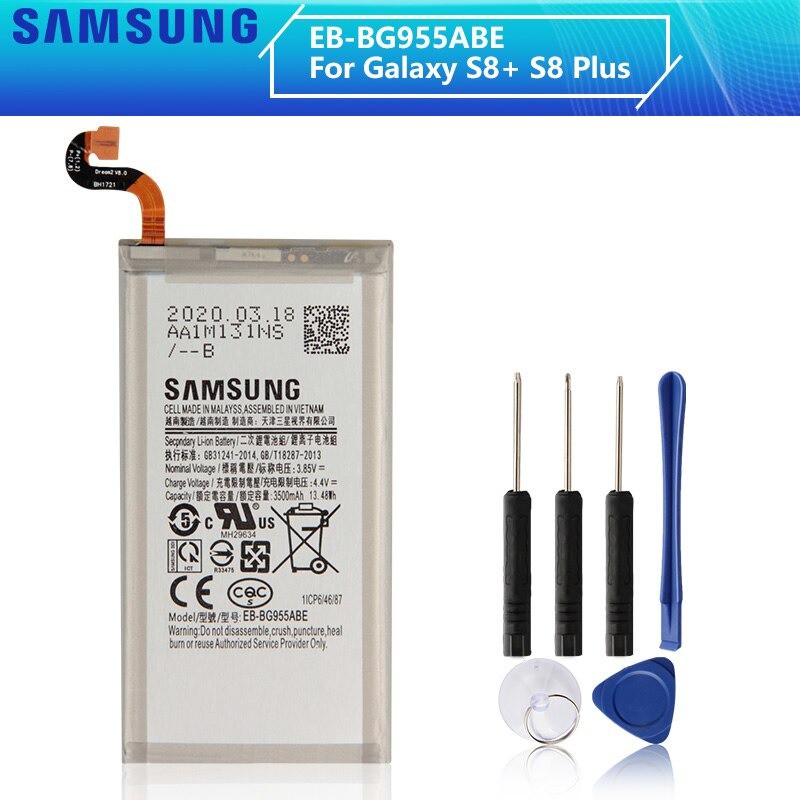 SAMSUNG OriginalBattery EB-BG955ABE EB-BG955ABA สำหรับ Samsung GALAXY S8 + G9550 GALAXY S8 Plus S8Pl