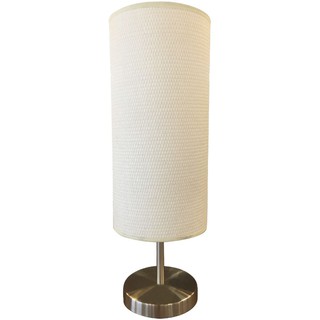 โคมไฟตั้งโต๊ะ ไฟตั้งโต๊ะ CONTEMPORANGEARY D101/1T CARINI FABRIC WHITE โคมไฟ โคมไฟและหลอดไฟ TABLE LAMP CONTEMPORANGEARY D