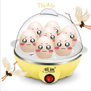 Ling Rui Multi-function Egg Boiler ชั้นเดียว ไข่ Steamer Appliance ไข่ต้มในครัวเรือน