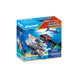 Playmobil 70145 Sea Rescue Diving Scooter กู้ภัยทางทะเล สกู๊ตเตอร์ดำน้ำ