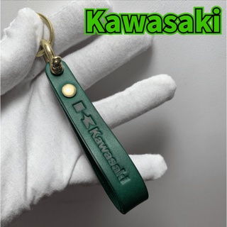 Kawasaki Genuine Leather Keychain VULCAN650S NINJA400 NINJA650 Z250 Z650 W800 Z900 NINJA1000SX VERSYS 1000 KLX230  ER-6N Z400 Z650 H2R Z900RS ZX-6R ZX-10R Z1000 NINJA1000 Cowhide Motorcycle Key Accessories