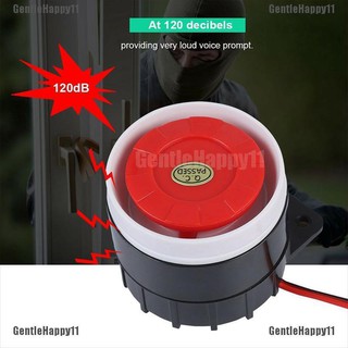 [COD]GentleHappy ลําโพงไซเรน มีสาย ขนาดเล็ก 110dB DC