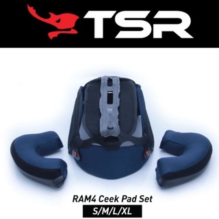 Tsr RAM4/ gracshaw G818 CHEEK PADDING อุปกรณ์เสริมหมวกกันน็อค