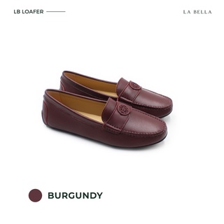 LA BELLA รุ่น LB LOAFER - BURGUNDY