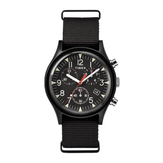 Timex TW2R67700 MK1 Aluminum Chronograph นาฬิกาข้อมือผู้ชาย สีดำ