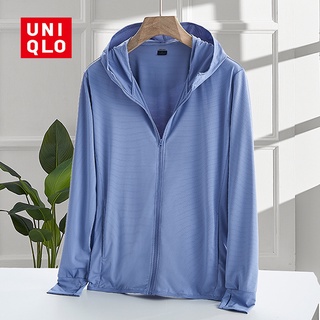 Uniqlo เสื้อแจ็กเก็ตกันแดด UPF50+ ระบายอากาศ แห้งเร็ว คุณภาพสูง เหมาะกับฤดูร้อน สําหรับผู้ชาย 2022