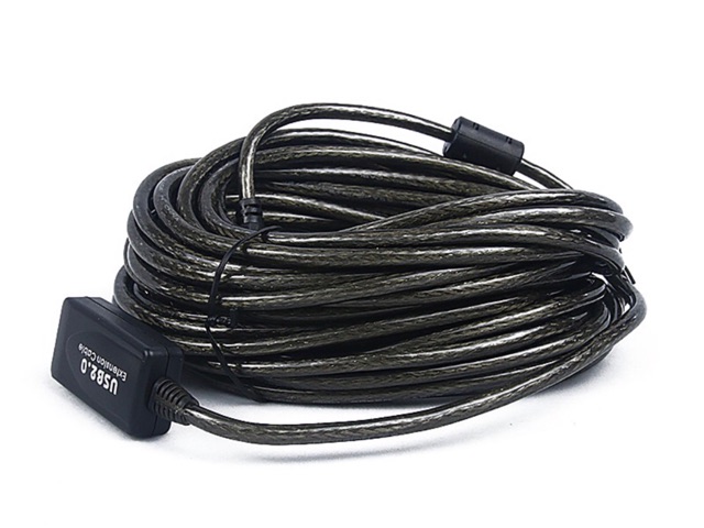 ลดราคา สายเพิ่มความยาว USB cable extention usb2 m/f (20m) #สินค้าเพิ่มเติม สายต่อจอ Monitor แปรงไฟฟ้า สายpower ac สาย HDMI