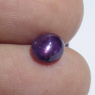 พลอย สตาร์ แซฟไฟร์ ดิบ ธรรมชาติ แท้ ( Unheated Natural Purple Pink Star Sapphire ) หนัก 1.69 กะรัต