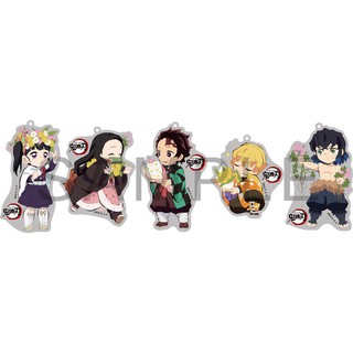 Kimetsu no Yaiba White Day 2020 Random Acrylic Charm (Kakiuroshi) พวงกุญแจดาบพิฆาตรอสูรของแท้จากญี่ปุ่น