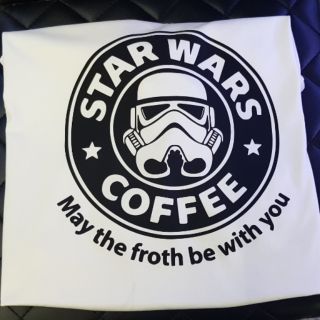 เสื้อยืด star wars coffee งานสั่งทำลายตามสั่ง